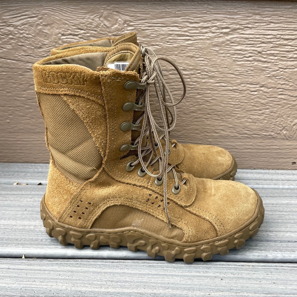 Rocky S2V Special Ops Coyote Brown Combat Boots Men's Size 6 M Suede Vibram USA